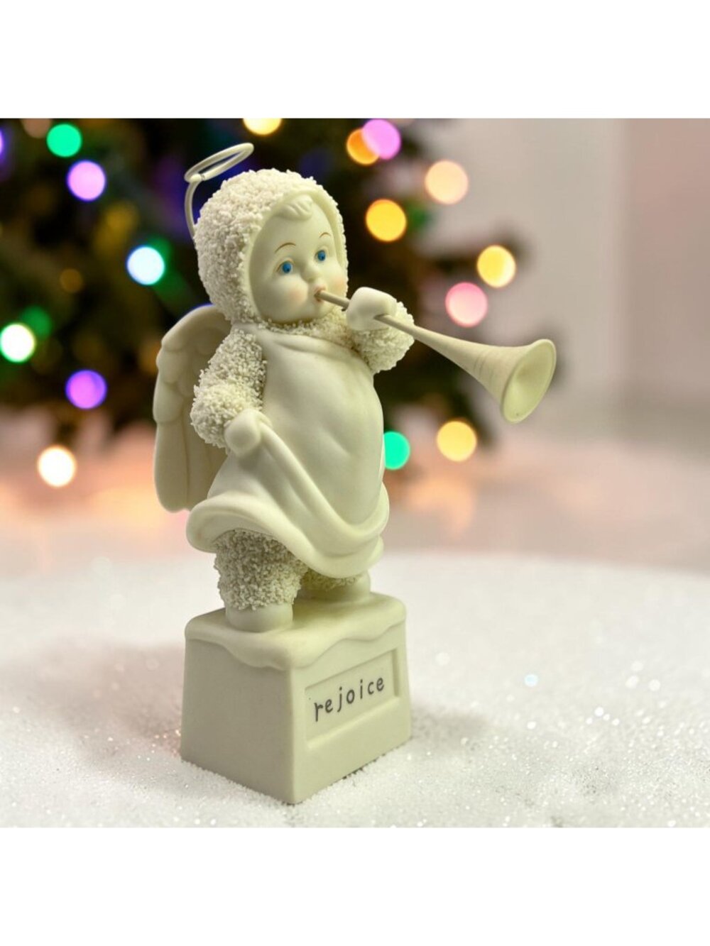 Dept 56 Snowbabies "And The Angels Rejoiced" Vintage Figurine w/Box From 2003